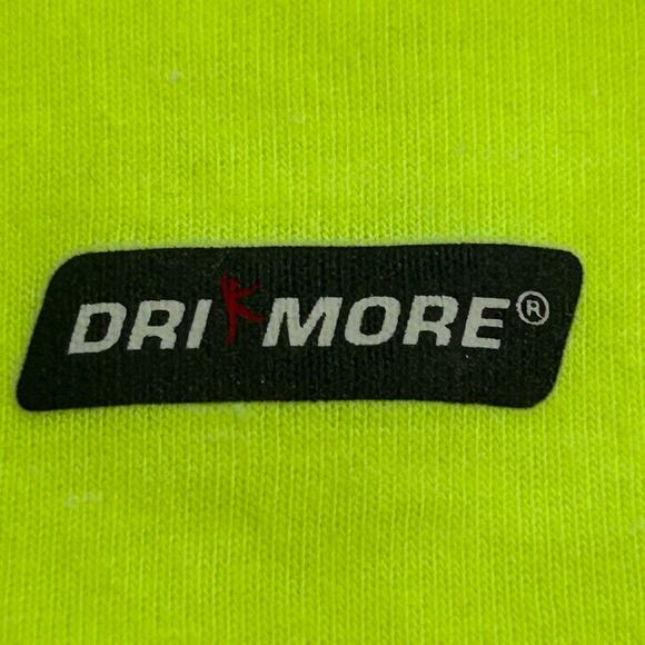 Danskin Now Dri More Neon Yellow Semi Fitted Tee XXL - Picture 7 of 8